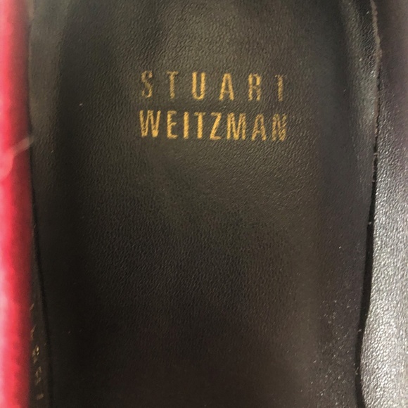 Stuart Weitzman Scarlet Suede Flats - Size 8.5M - Picture 4 of 4